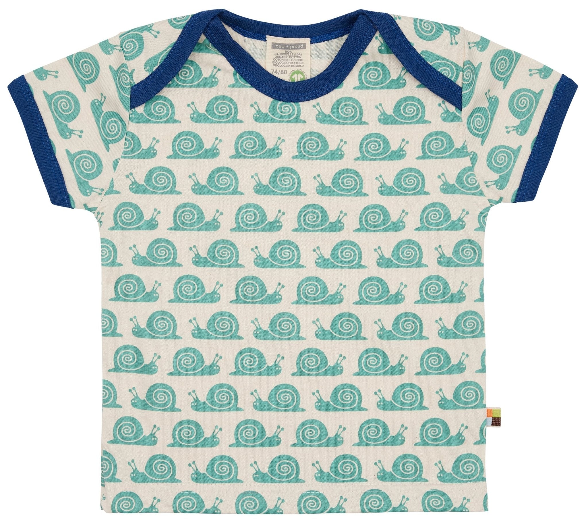 loud-proud-t-shirt-mit-druck-schnecken-bio-baumwoll-shirt image 1