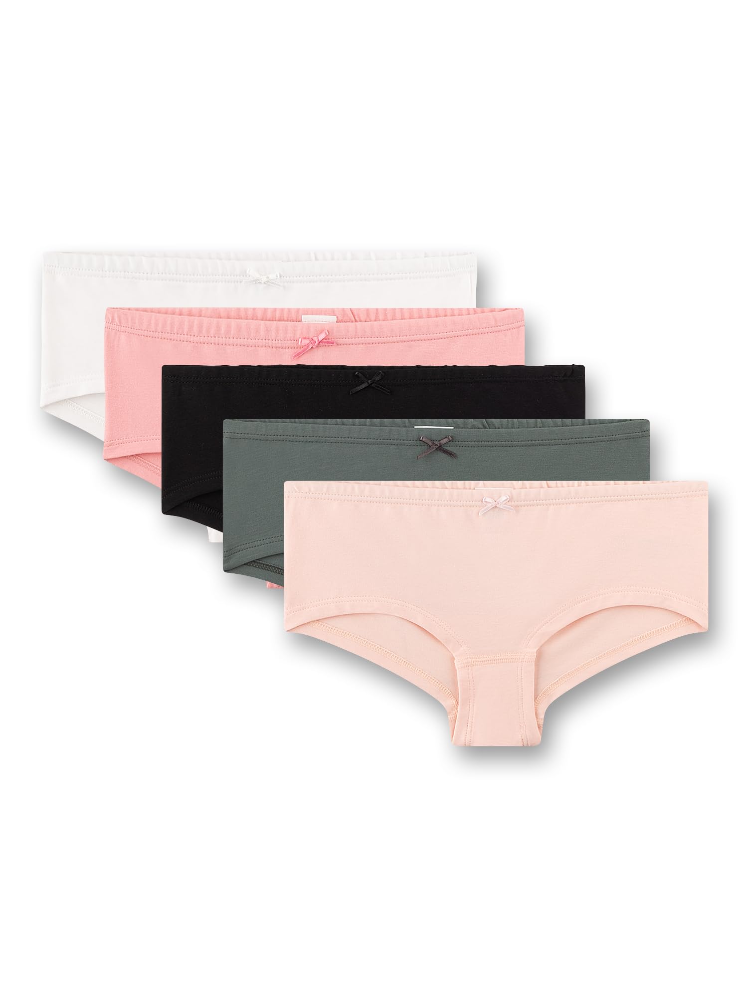 sanetta-m-dchen-hipster-5er-pack-beige-gr-n-rosa-schwarz-teens-unterhose image 1