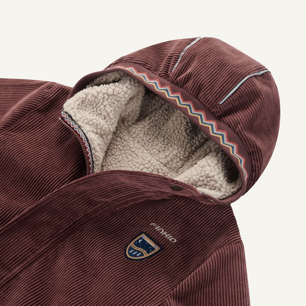 finkid-juuri-cord-wendbare-kinder-kordjacke-wasserdicht-teddyfleece image 5