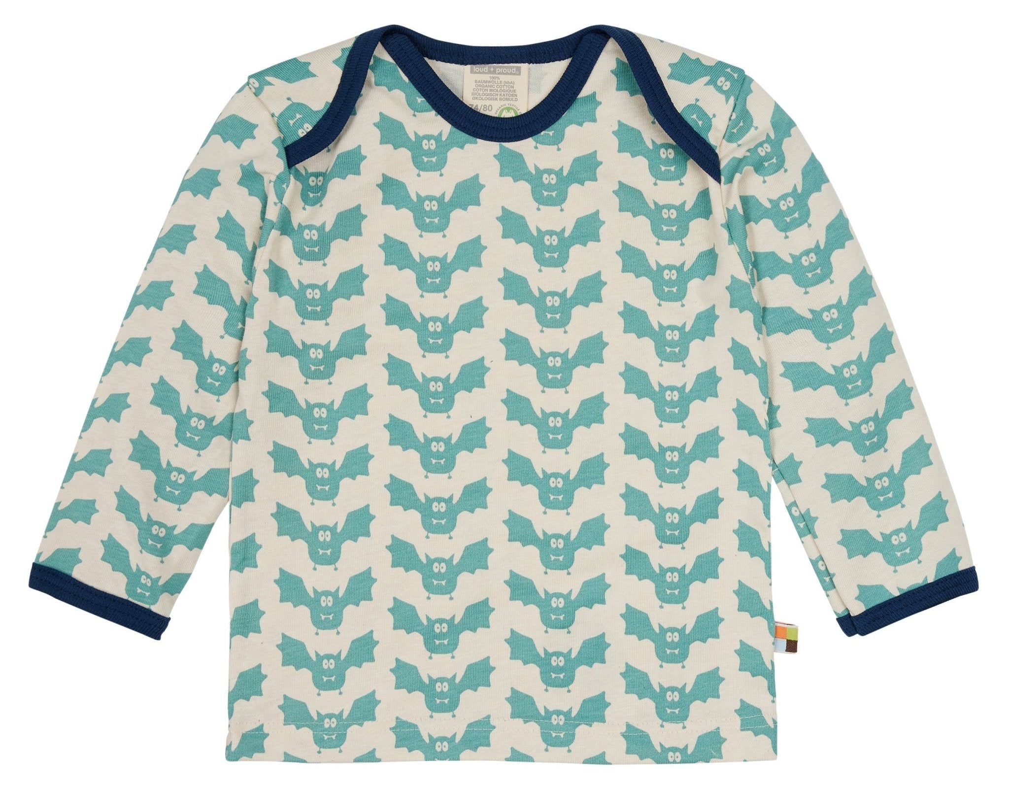 loud-proud-shirt-langarm-mit-druck-l-we-fledermaus-bio-baumwolle image 3