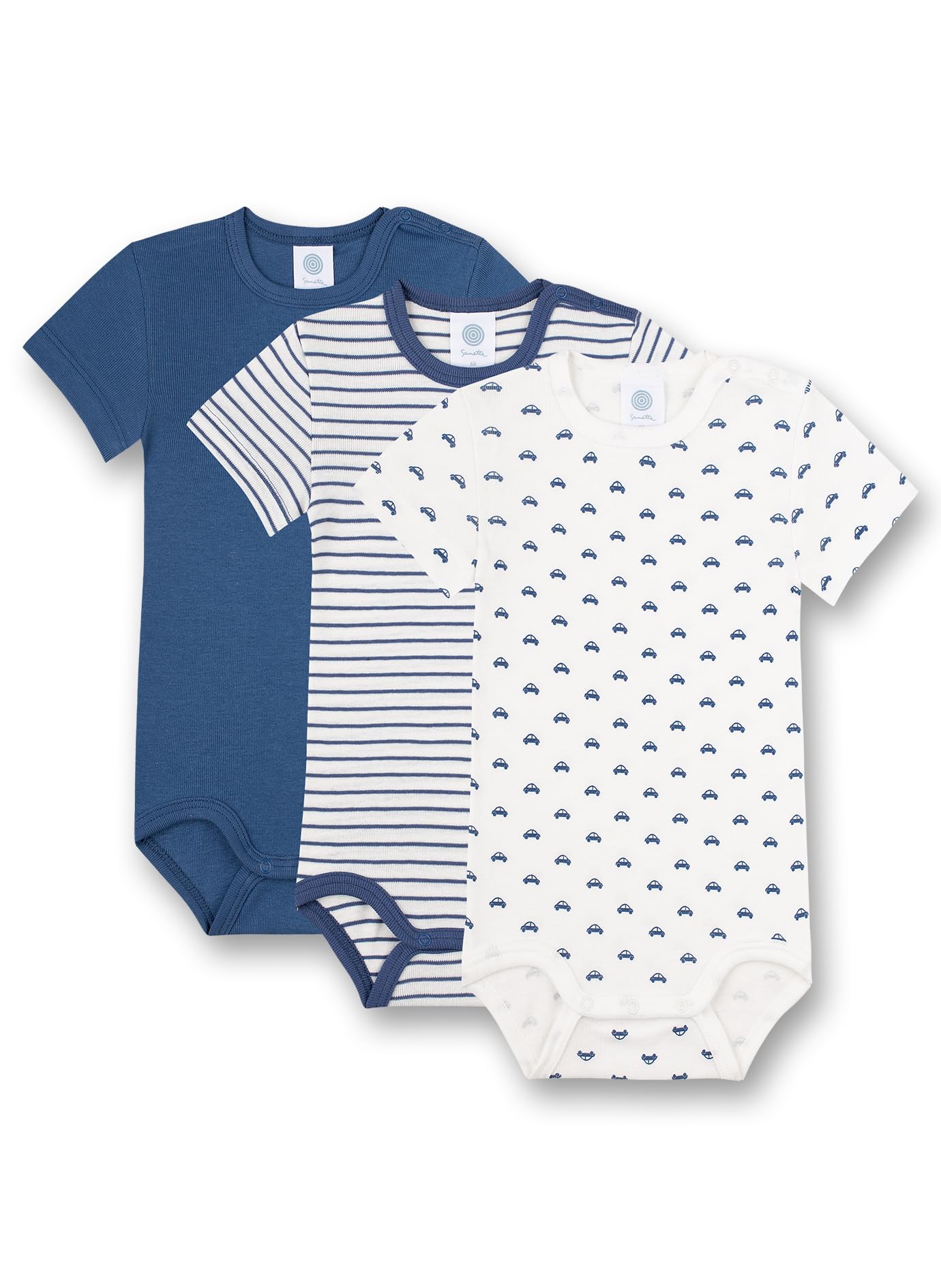 sanetta-baby-body-kurzarm-3er-set-jungen-blau-wei-ringel-autos-bio-baumwolle image 4