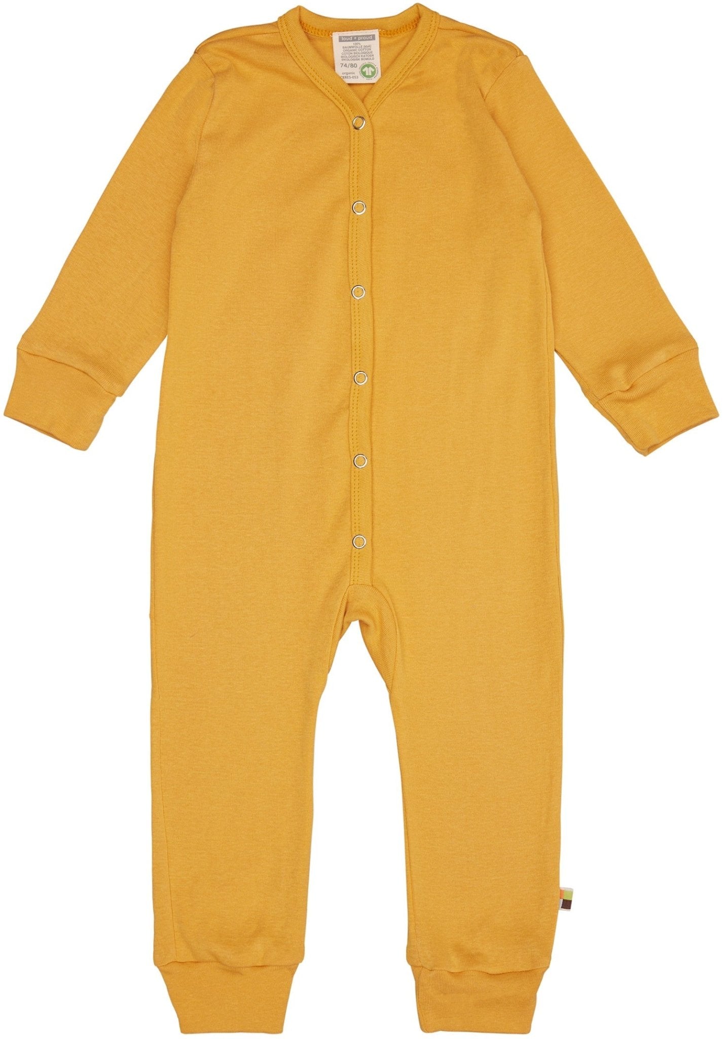 loud-proud-schlafoverall-uni-aus-feinripp-baby-schlafanzug-mit-druckkn-pfen image 1