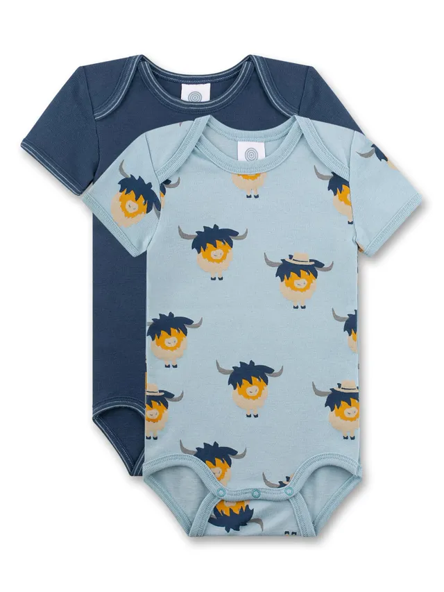 sanetta-baby-body-doppelpack-kurzarm-blau-b-ffel-bio-baumwolle-f-r-jungen image 1
