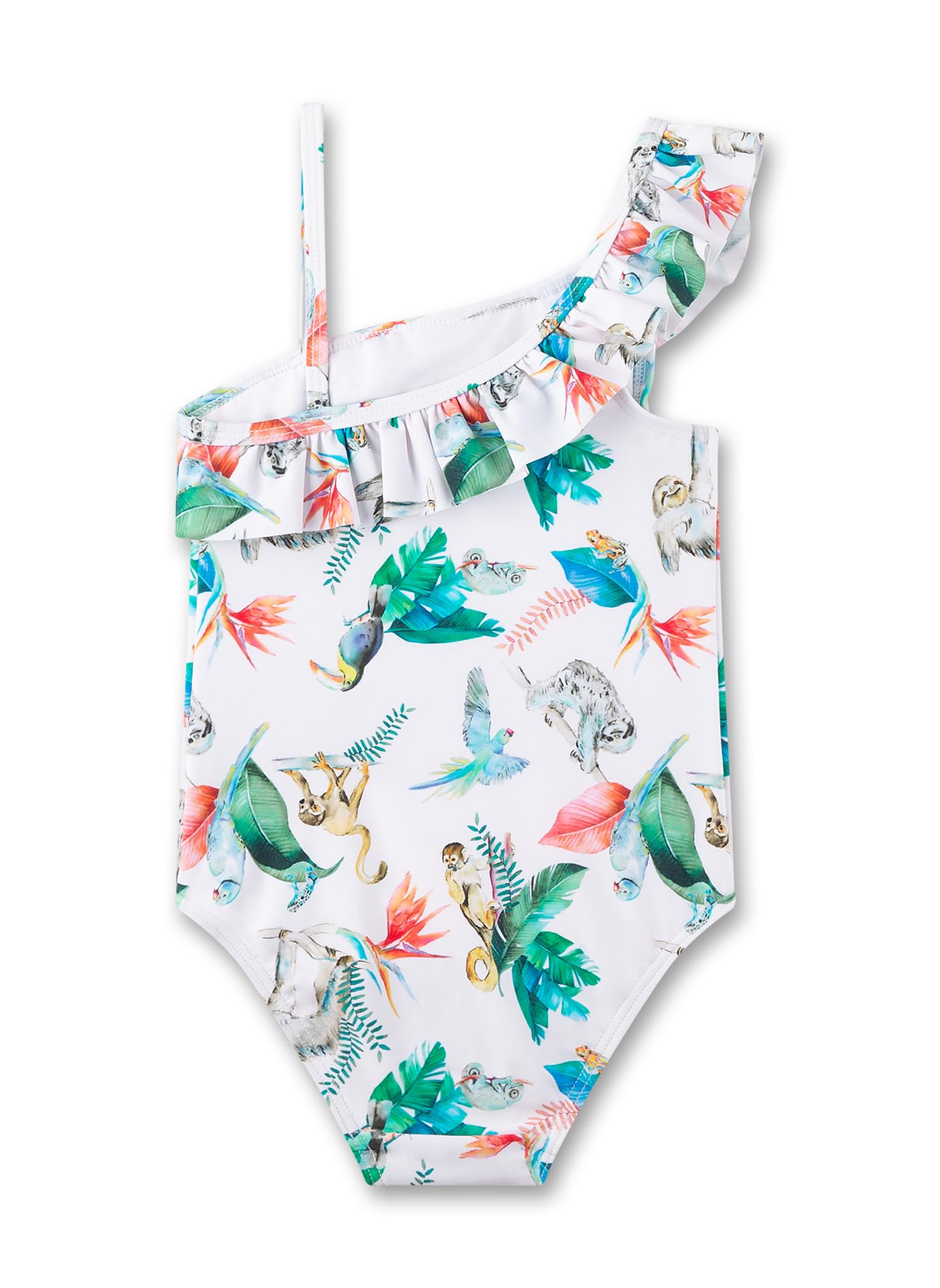 sanetta-m-dchen-badeanzug-off-white-asymmetrisch-aus-polyamid-mix image 2