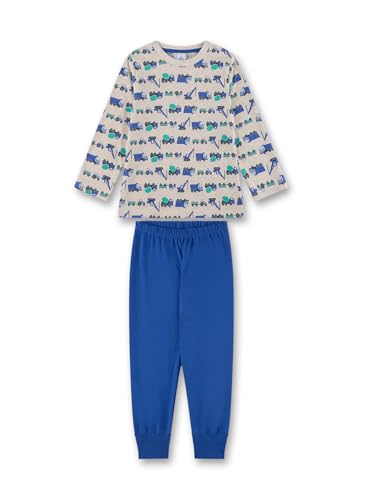 sanetta-jungen-schlafanzug-lang-beigemelange-baumwoll-pyjamaset-f-r-jungen image 4