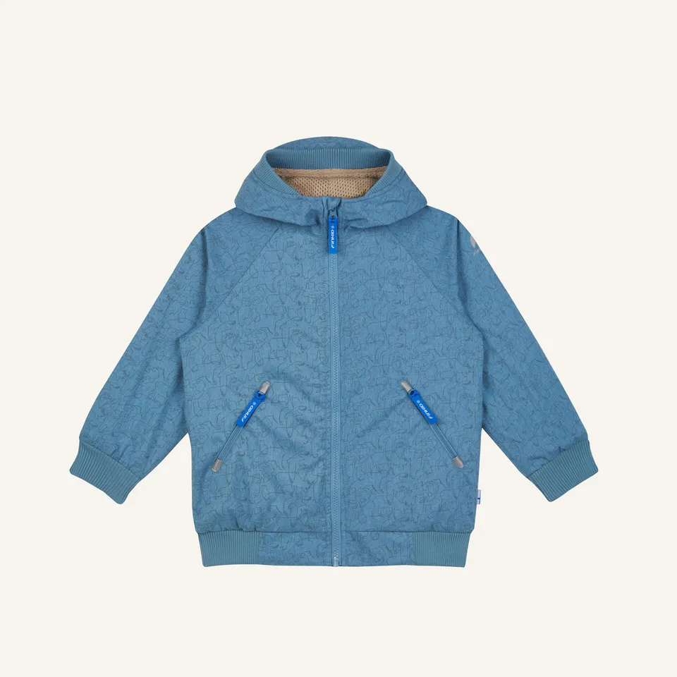 finkid-tallessa-kinder-outdoorjacke-zip-in-reflektierend image 1