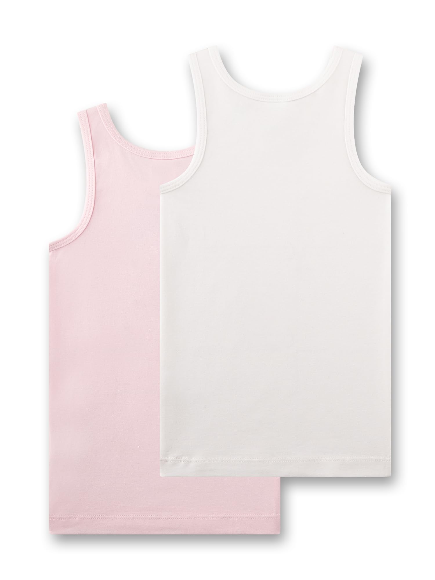 sanetta-m-dchen-unterhemd-doppelpack-rosa-creme-baumwolle-2er-set image 2
