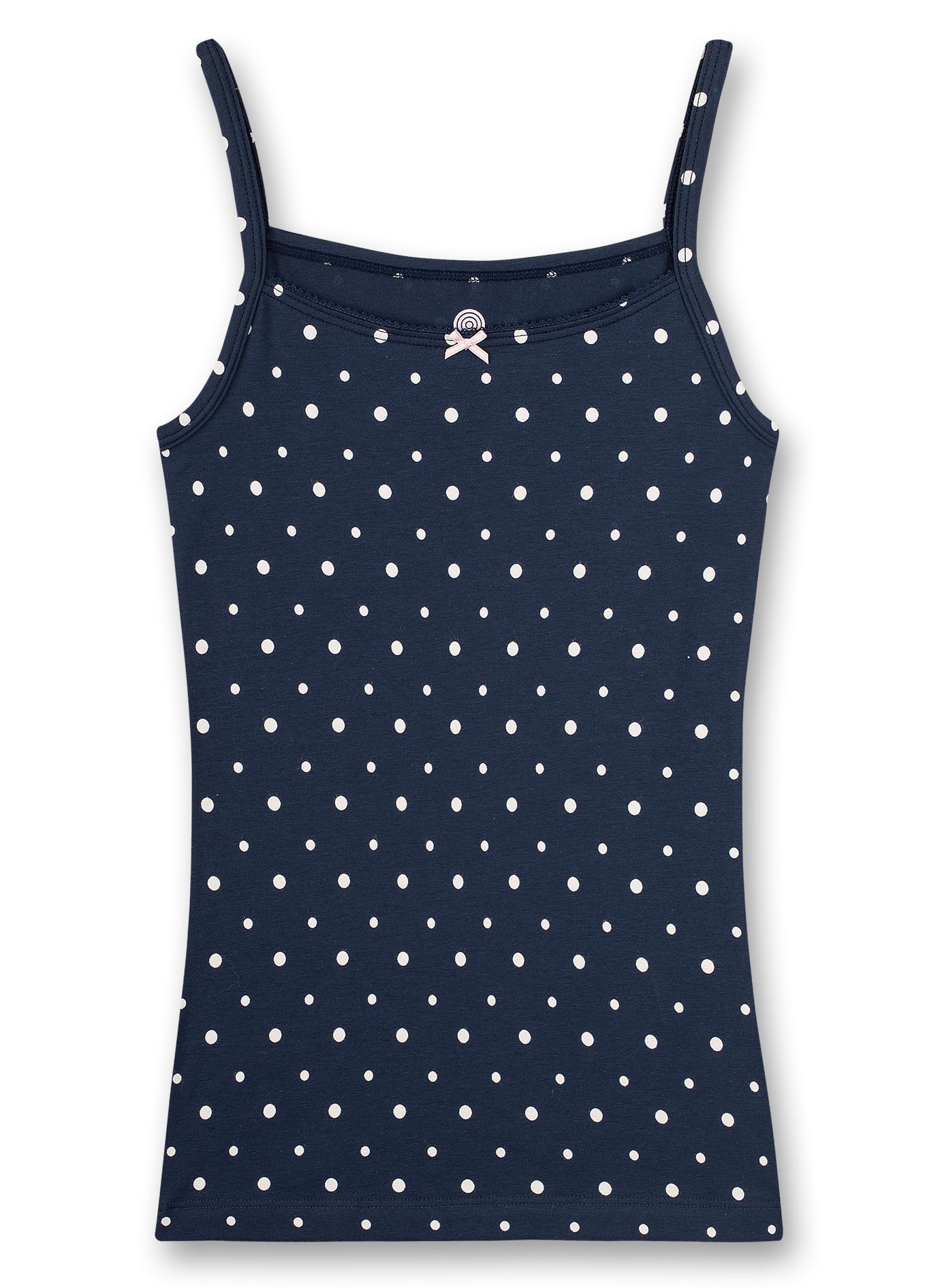 sanetta-m-dchen-unterhemd-dunkelblau-dots-baumwolle image 1
