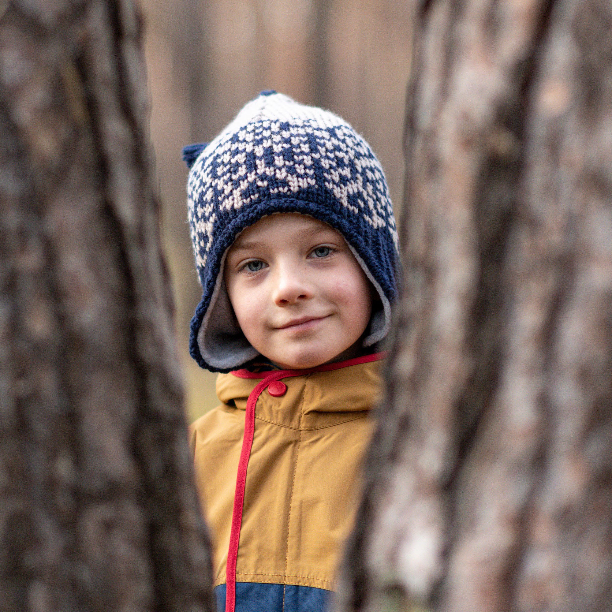 finkid-peppi-grobstrick-beanie-mit-norwegermuster-f-r-kinder image 3