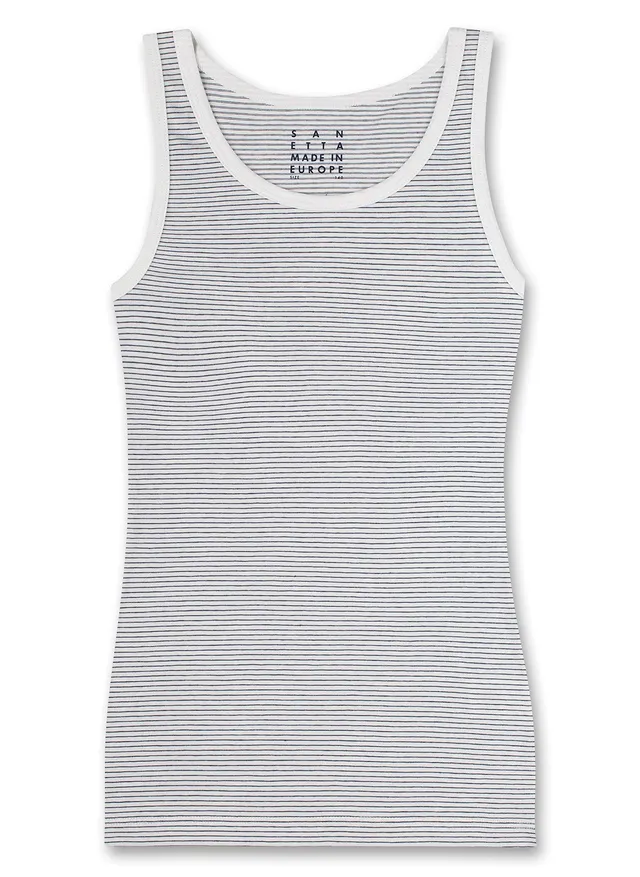 sanetta-m-dchen-unterhemd-off-white-ringel image 1