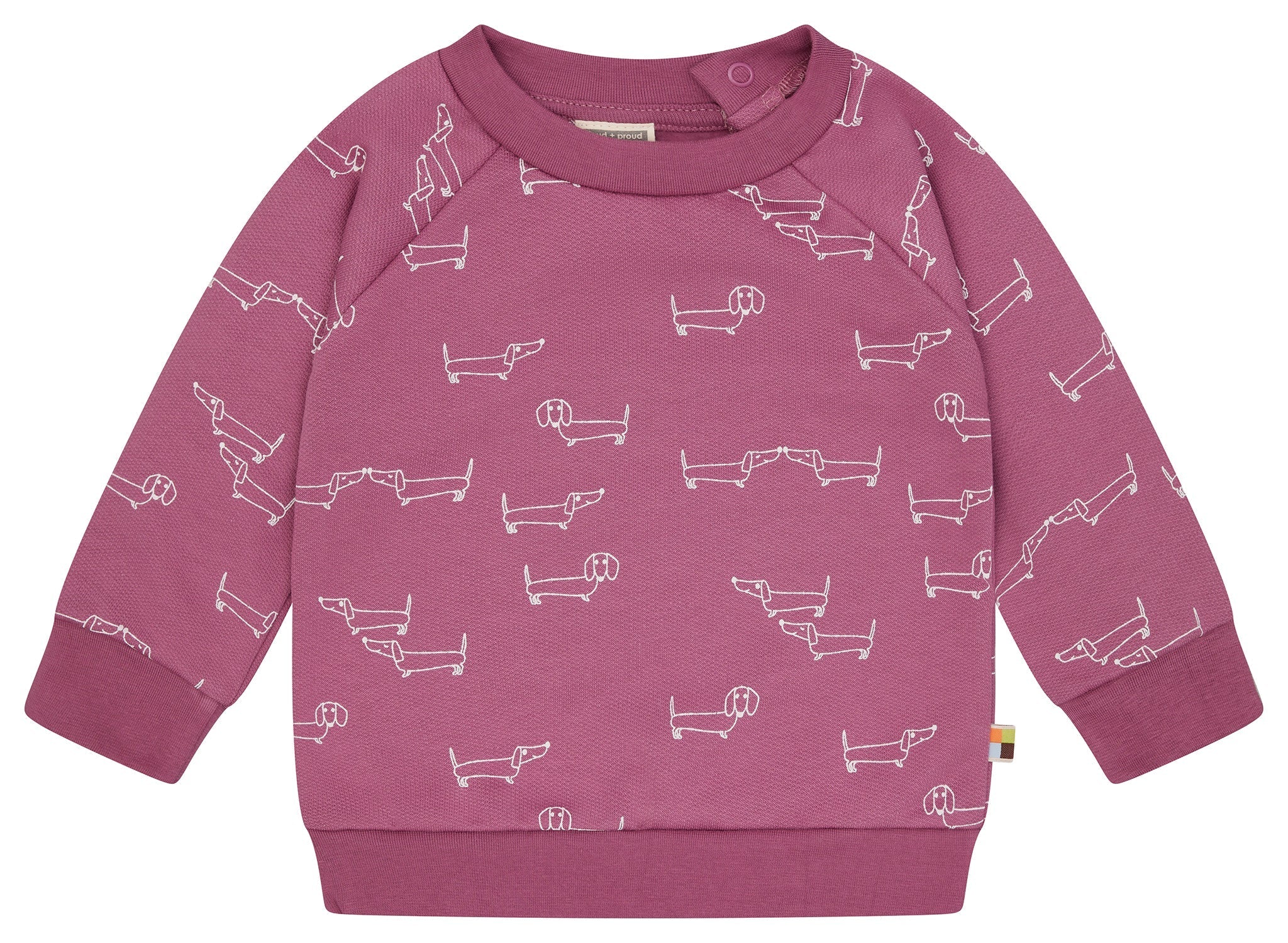 loud-proud-sweatshirt-mit-alloverdruck-dackel-bio-baumwolle image 4