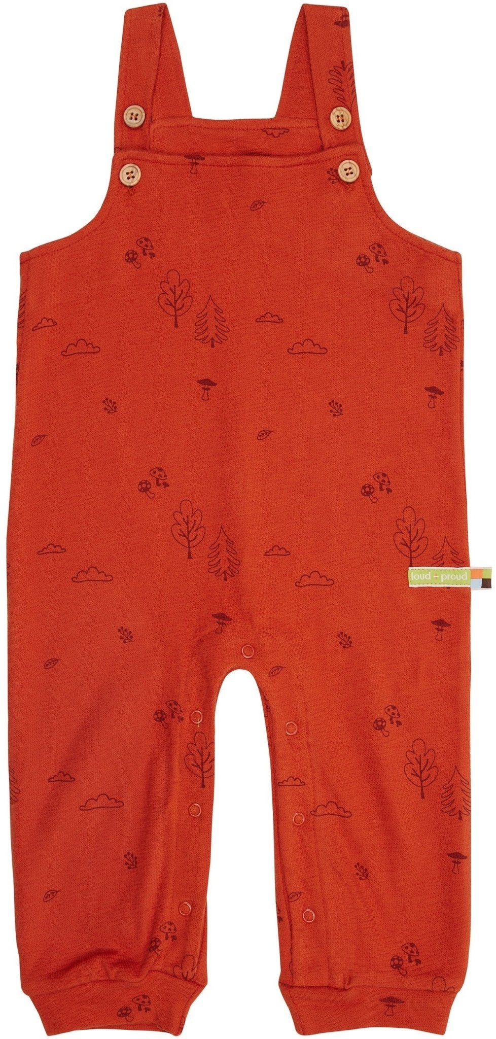 loud-proud-latzhose-strukturstrick-mit-wald-druck image 5