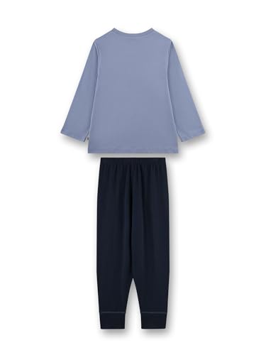 sanetta-jungen-schlafanzug-lang-blau-mammut-aus-baumwolle image 5