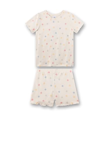 sanetta-pure-m-dchen-schlafanzug-kurz-beige-dots-100-bio-baumwolle image 4