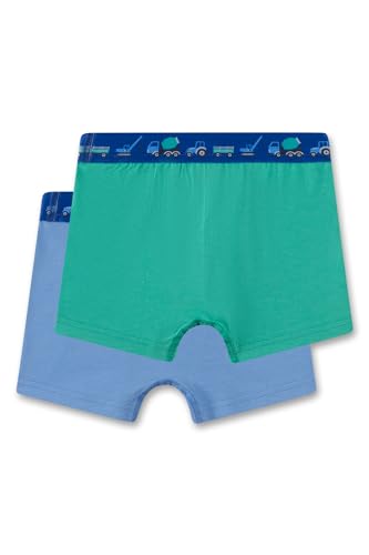 sanetta-jungen-hipshorts-doppelpack-gr-n-hellblau-baustellenautos-bio-baumwoll-m image 5