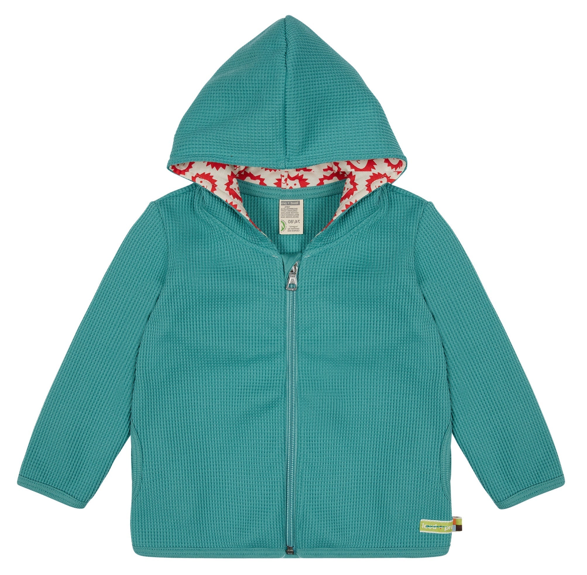 loud-proud-kapuzenjacke-waffelstruktur-mit-jersey-futter image 3