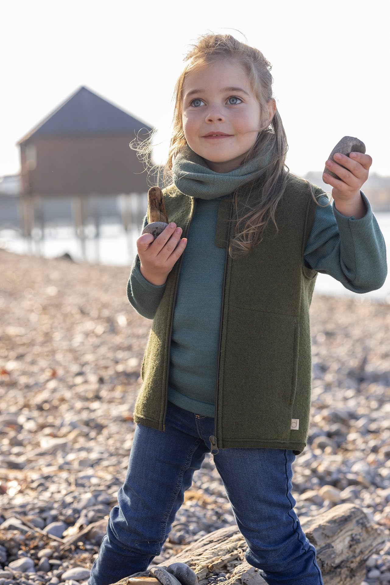 disana-walk-weste-baby-kinder-100-bio-merino-wollwalk-gr-74-140 image 2