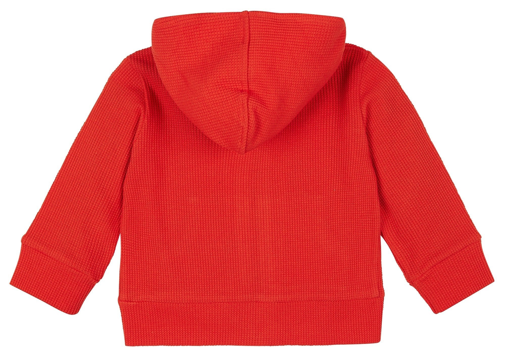 loud-proud-kapuzenjacke-waffelstruktur-sweatjacke-mit-k-ngurutaschen image 2
