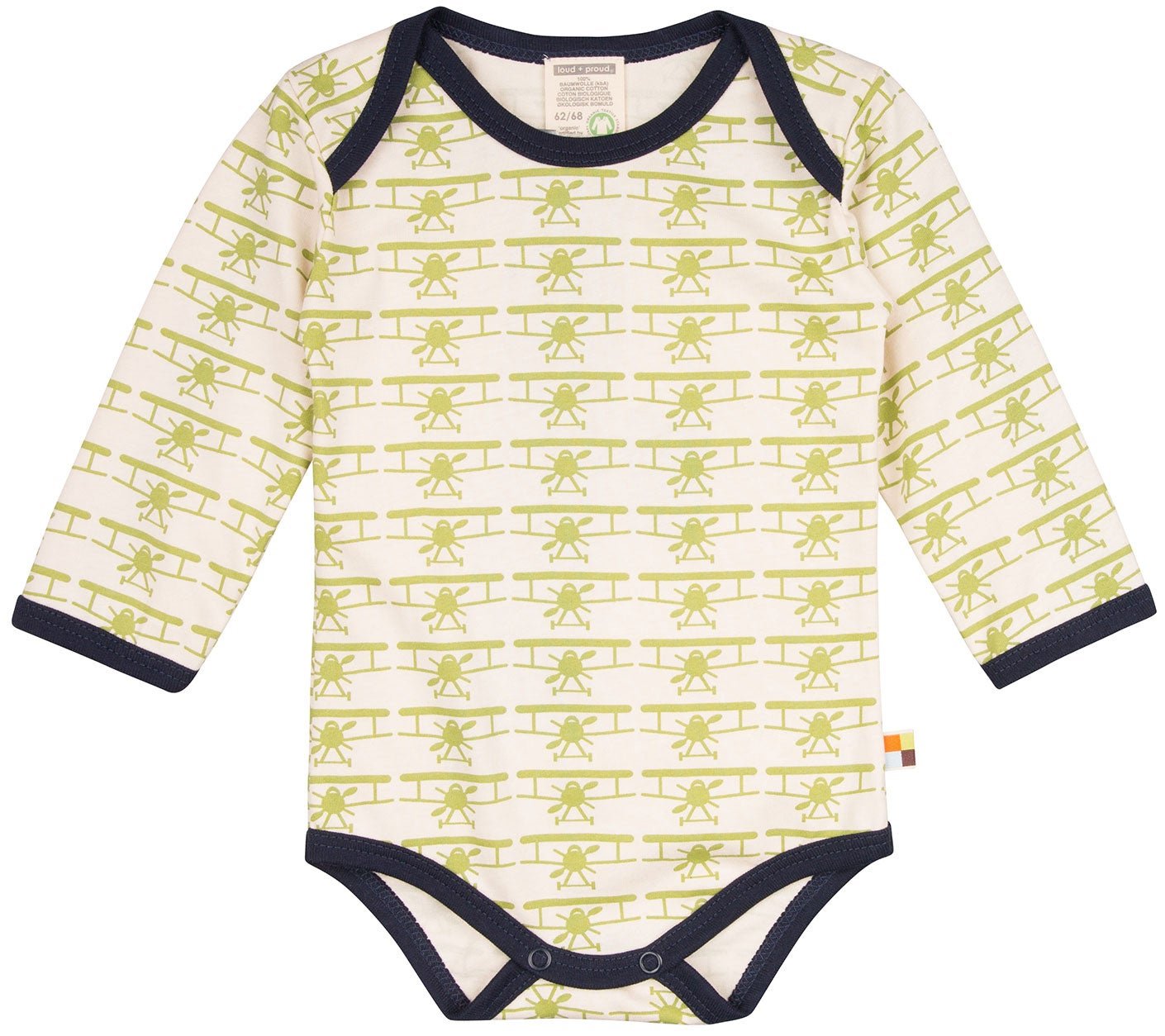 loud-proud-body-lang-druck-langarm-baby-body-mit-allover-druck image 1