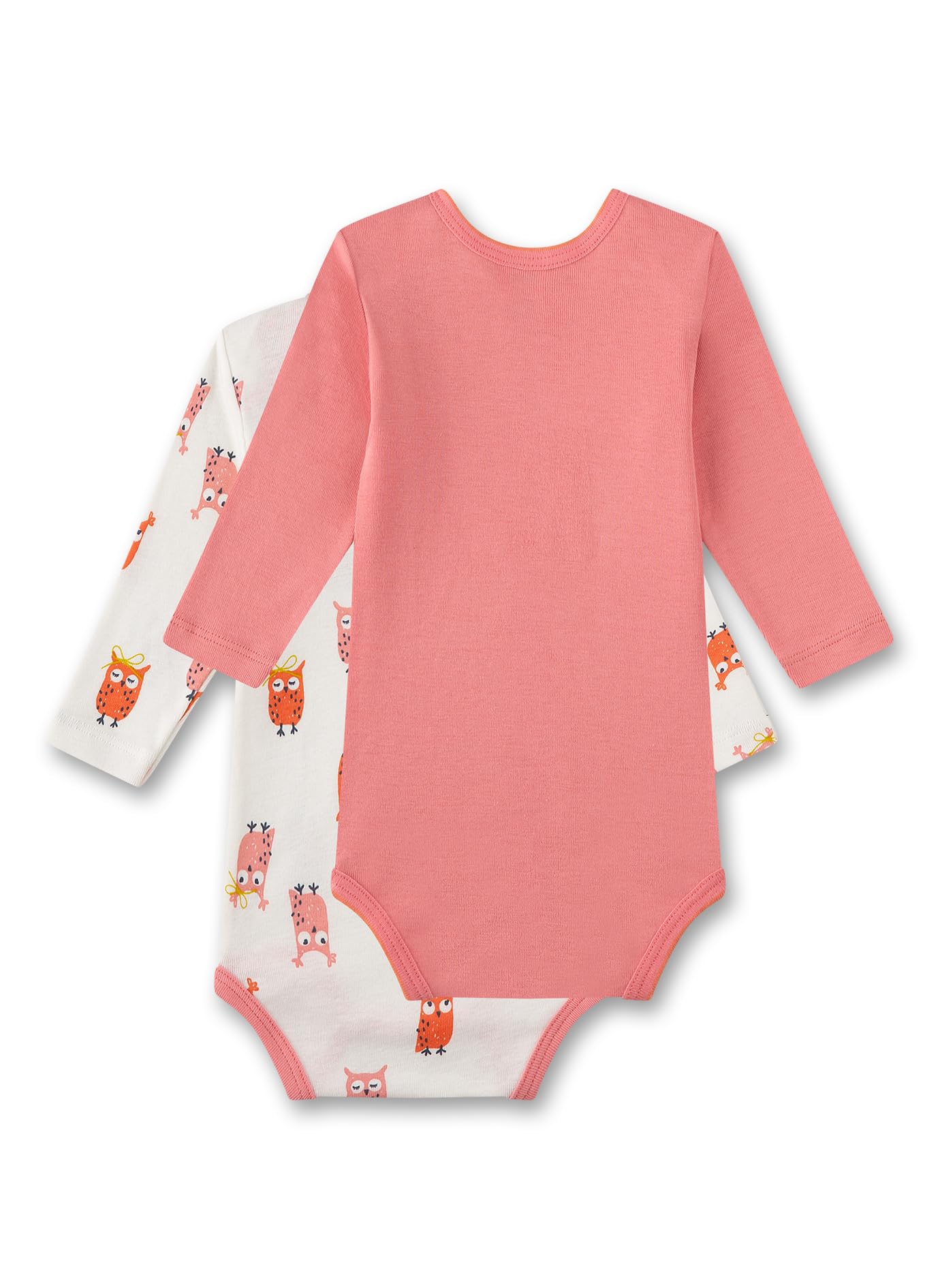 sanetta-baby-body-langarm-doppelpack-wei-rosa-eule-2er-set-bio-baumwolle-f-r-m-d image 2