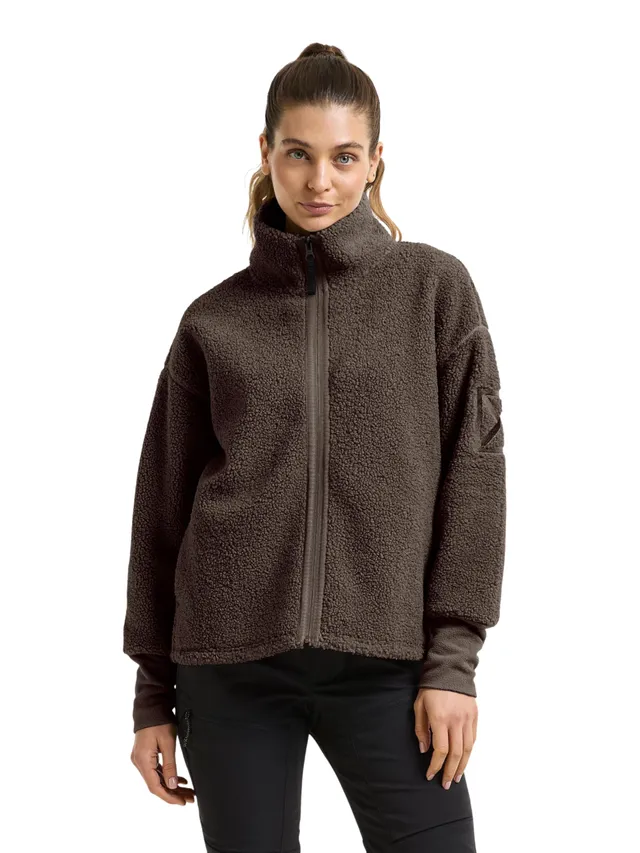 didriksons-melissa-sherpa-teddy-jacke-damen image 1