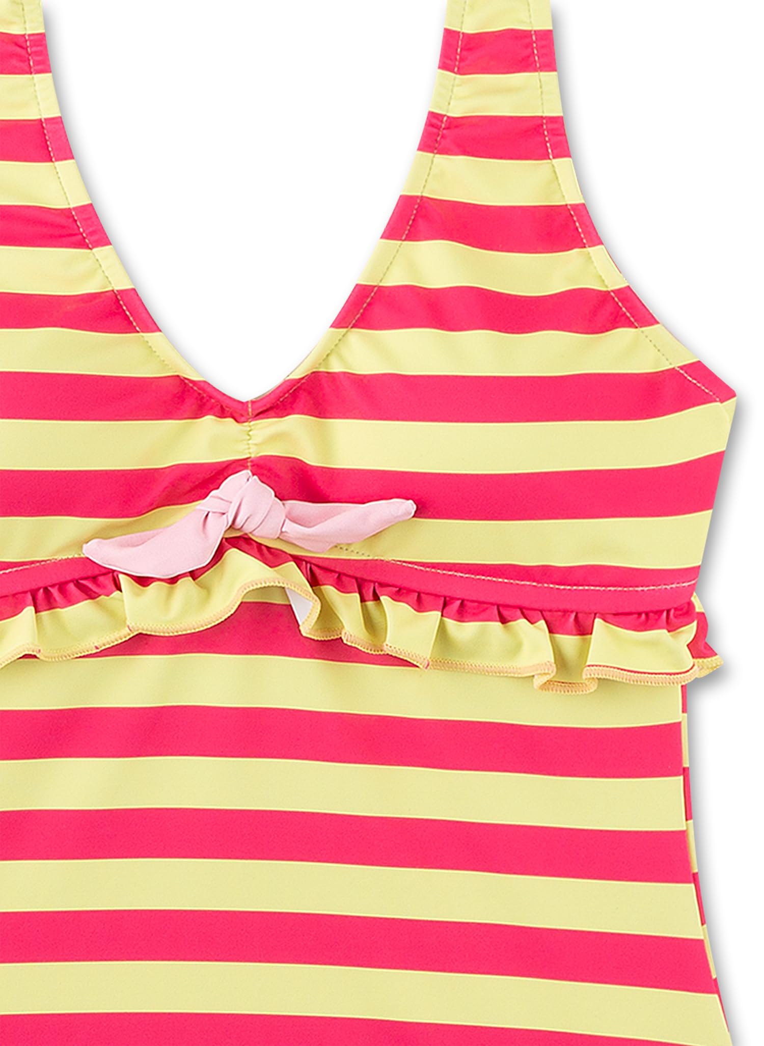 sanetta-m-dchen-badeanzug-gelb-streifen-badeanzug-aus-recyceltem-polyester-mix image 3