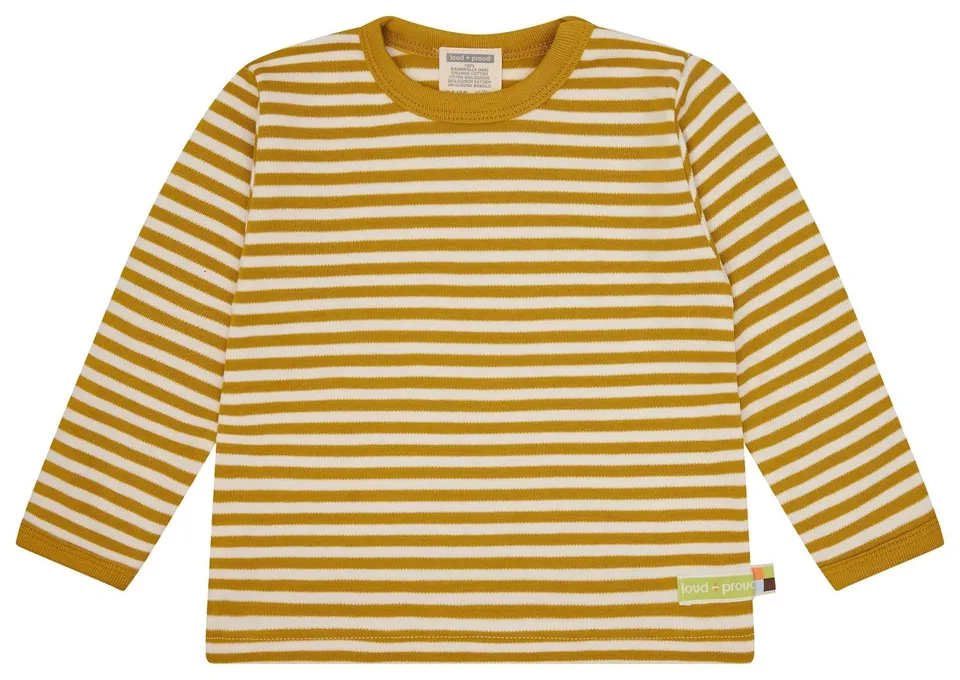 loud-proud-shirt-interlock-ringel-gestreiftes-bio-baumwoll-shirt image 1