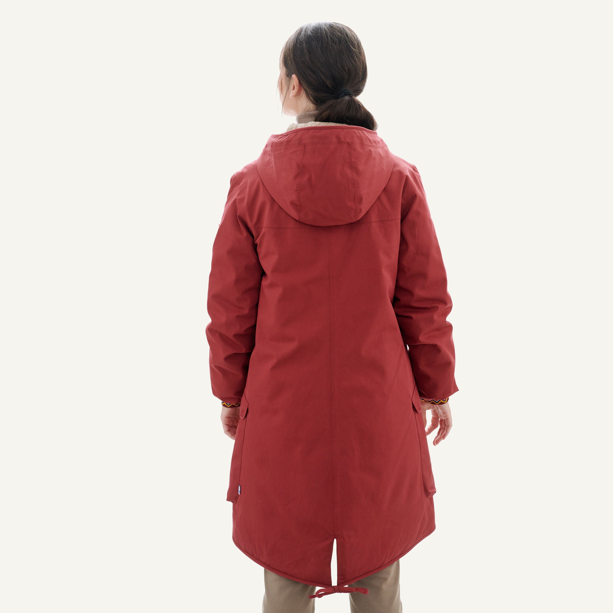 finkid-ivalukka-damen-winterparka-baumwolle-teddyfleece image 4
