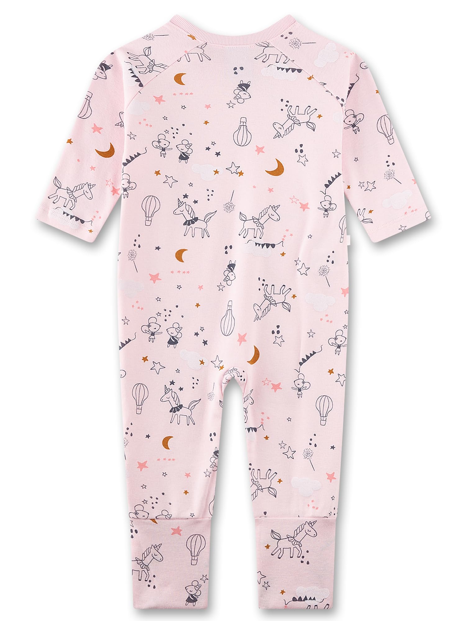 sanetta-baby-strampler-rosa-einhorn-m-dchen-overall-atmungsaktiv image 2