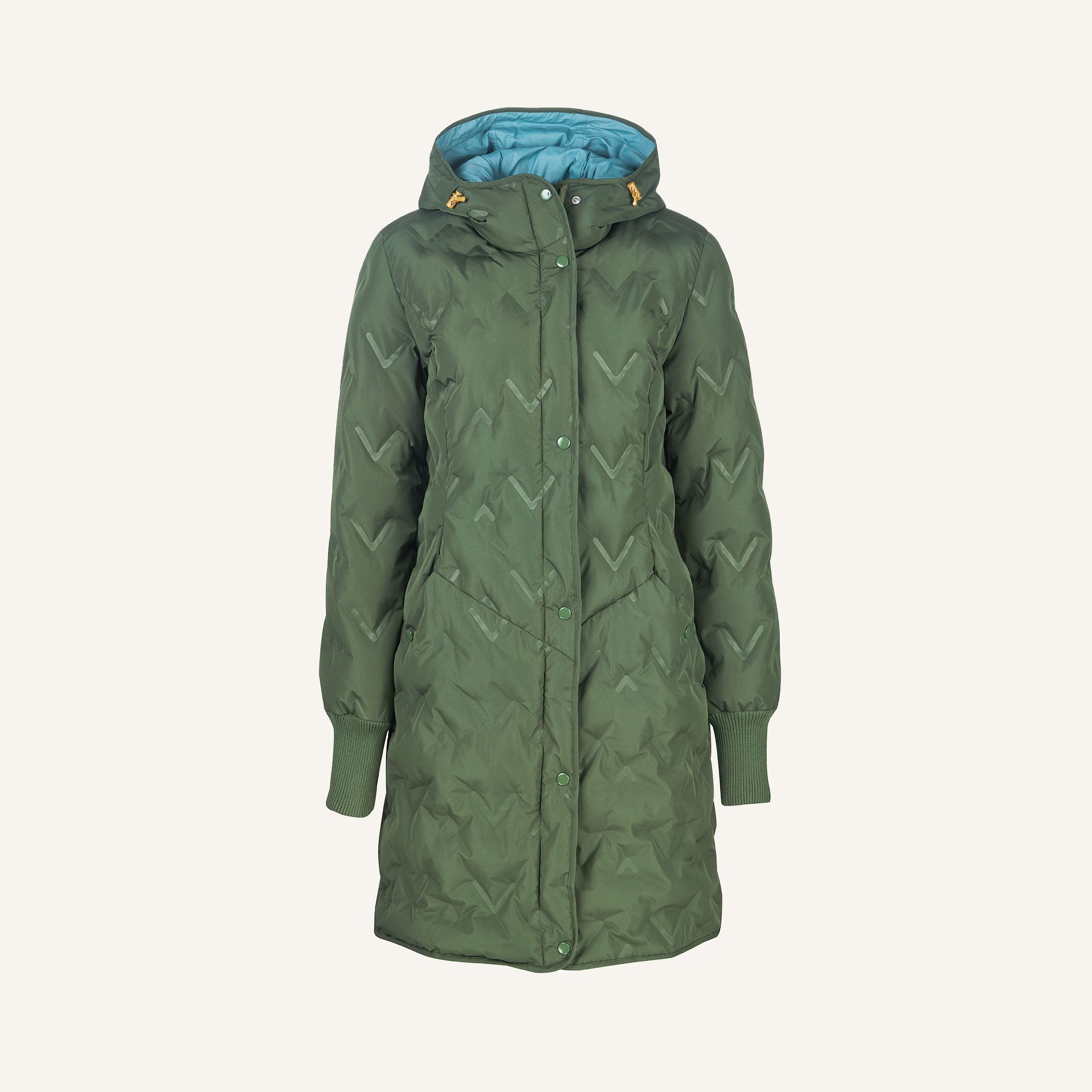 finkid-juolukka-w-rmeisolierende-winterjacke-steppoptik-wasserfest-f-r-damen image 1