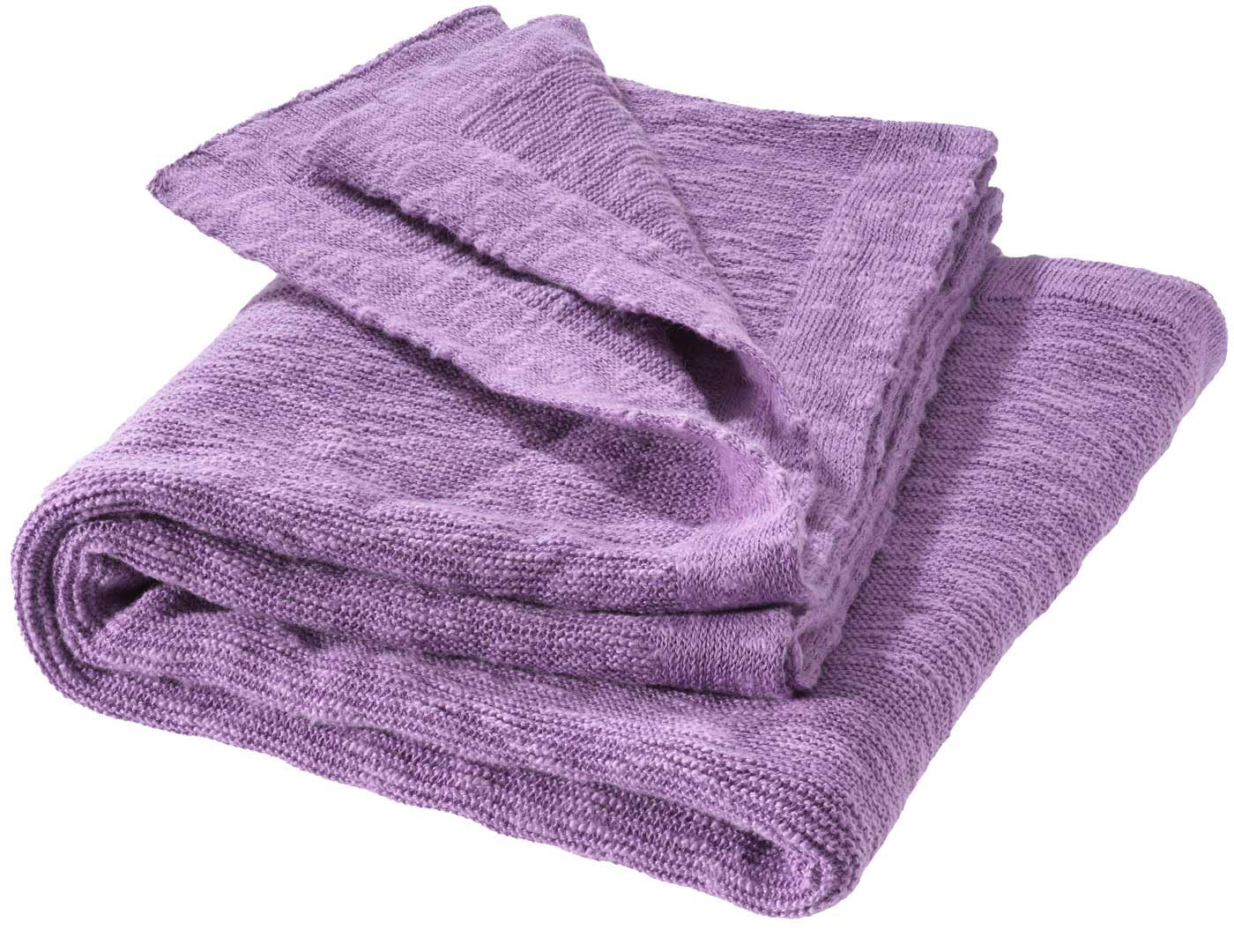 disana-leinen-decke-sommer-decke-80-x-100-cm-flieder image 1