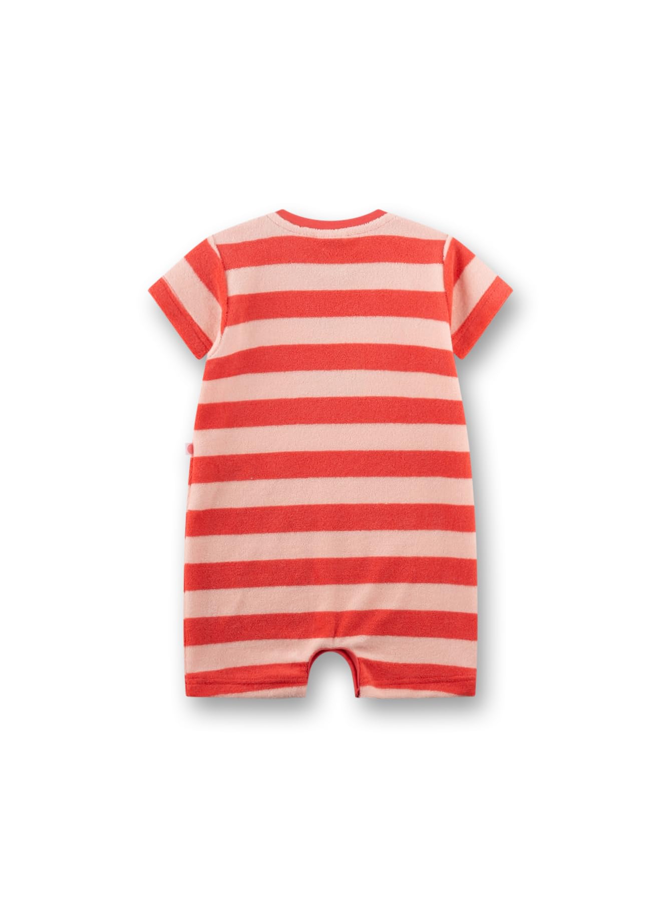 sanetta-baby-strampler-kurz-rot-ringel-marienk-fer-frott-e-spieler-f-r-m-dchen image 2