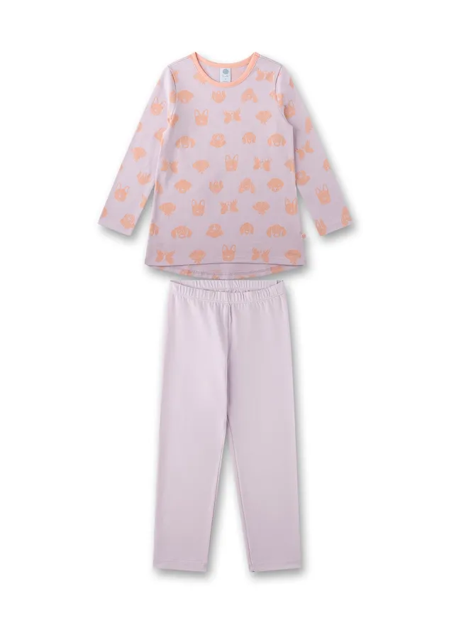 sanetta-m-dchen-schlafanzug-lang-lila-pyjamaset-aus-bio-baumwolle image 1