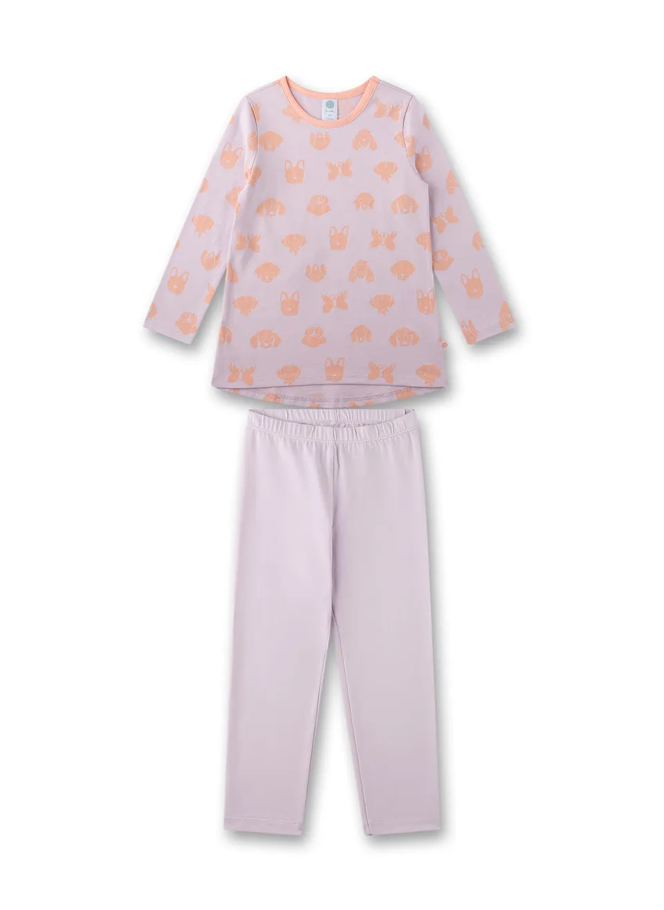 sanetta-m-dchen-schlafanzug-lang-lila-pyjamaset-aus-bio-baumwolle image 1