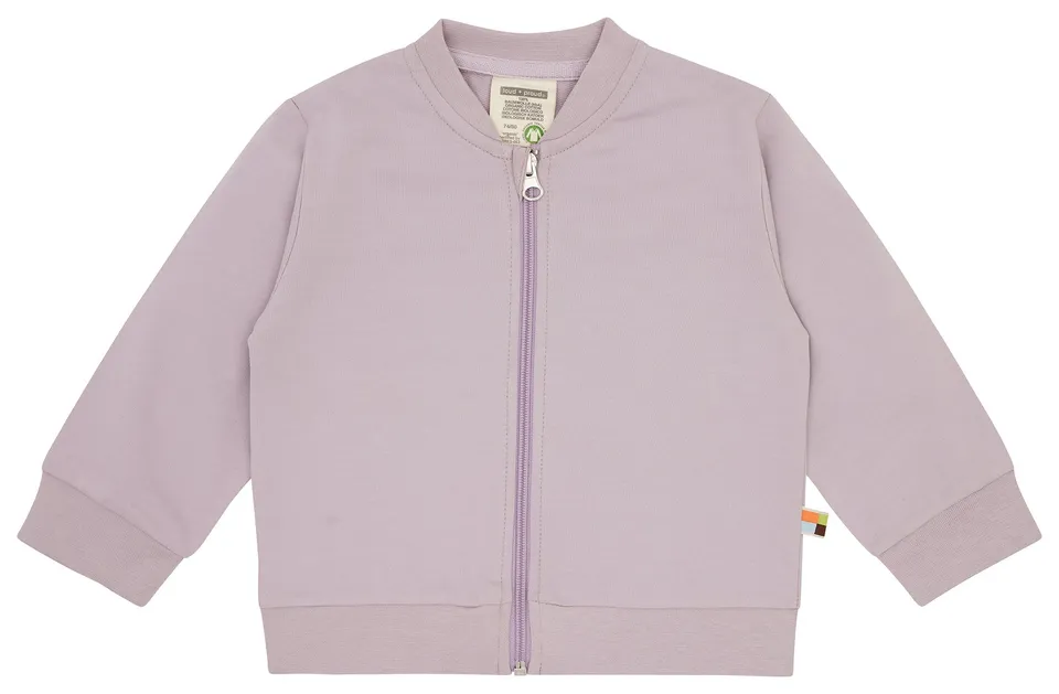 loud-proud-jacke-mit-pflanzenfarben-gef-rbt-sweatjacke-mit-stehkragen-und-rei-ve image 1