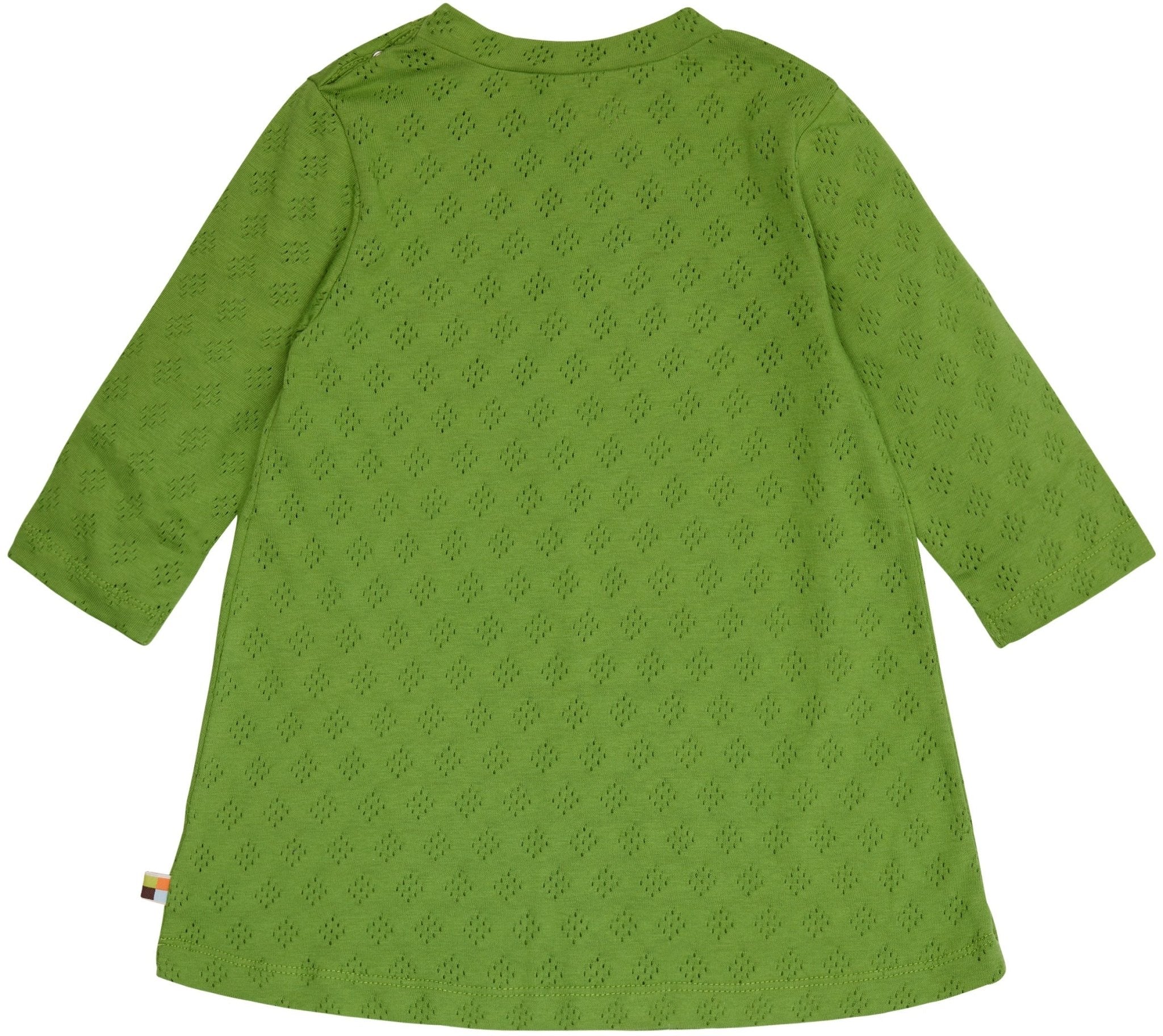 loud-proud-kleid-langarm-mit-lochmuster-aus-jacquard-strick image 2