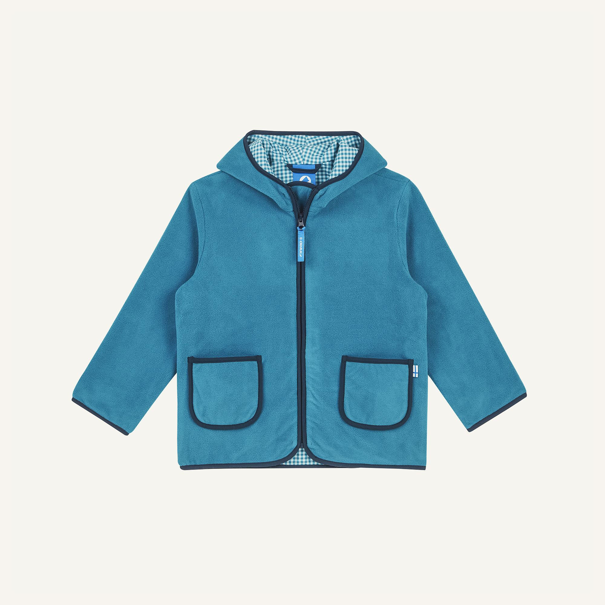 finkid-tonttu-fleecejacke-kinder-zip-in-mit-zipfelkapuze image 4