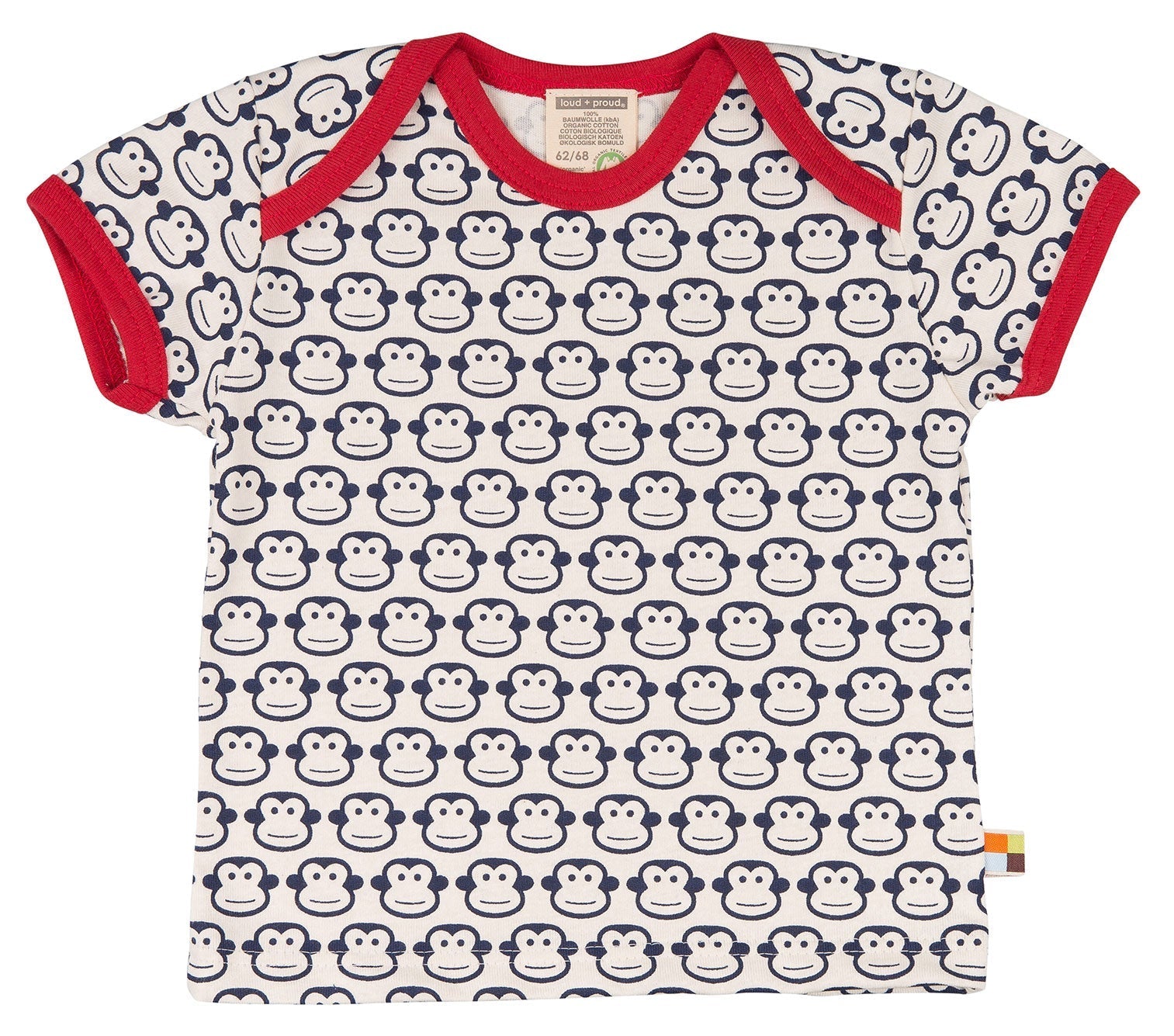 loud-proud-t-shirt-mit-druck-single-jersey-t-shirt-f-r-babys-und-kinder image 1