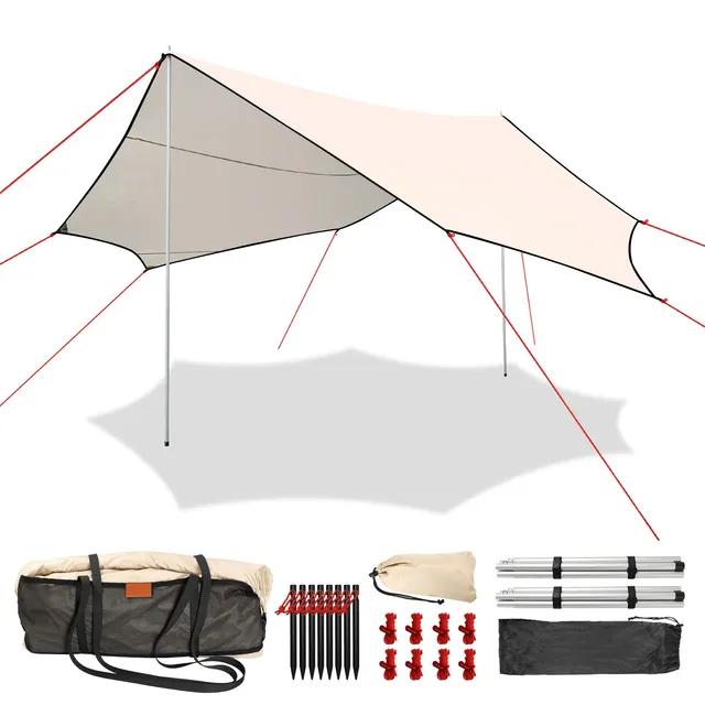 desoto-outdoor-tarp-sonnenschutz-berdachung-5-x-5-m-wasserdicht image 1
