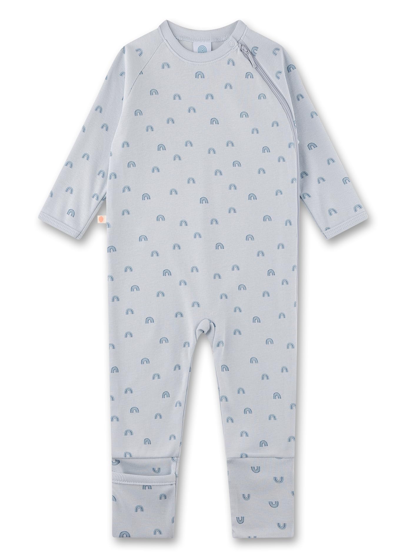 sanetta-baby-strampler-beige-regenbogen-unisex-overall-aus-bio-baumwolle image 5