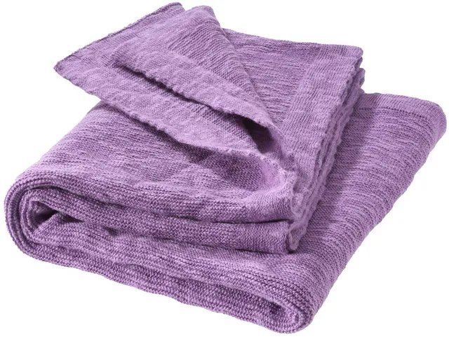 disana-leinen-decke-sommer-decke-80-x-100-cm-flieder image 1