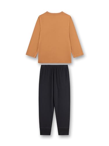 sanetta-jungen-schlafanzug-lang-braun-waschb-r-pyjamaset-aus-baumwolle image 6
