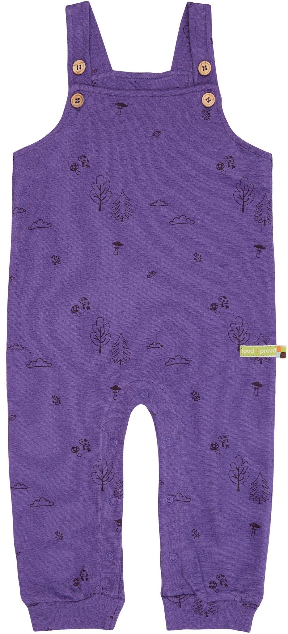 loud-proud-latzhose-strukturstrick-mit-wald-druck image 7