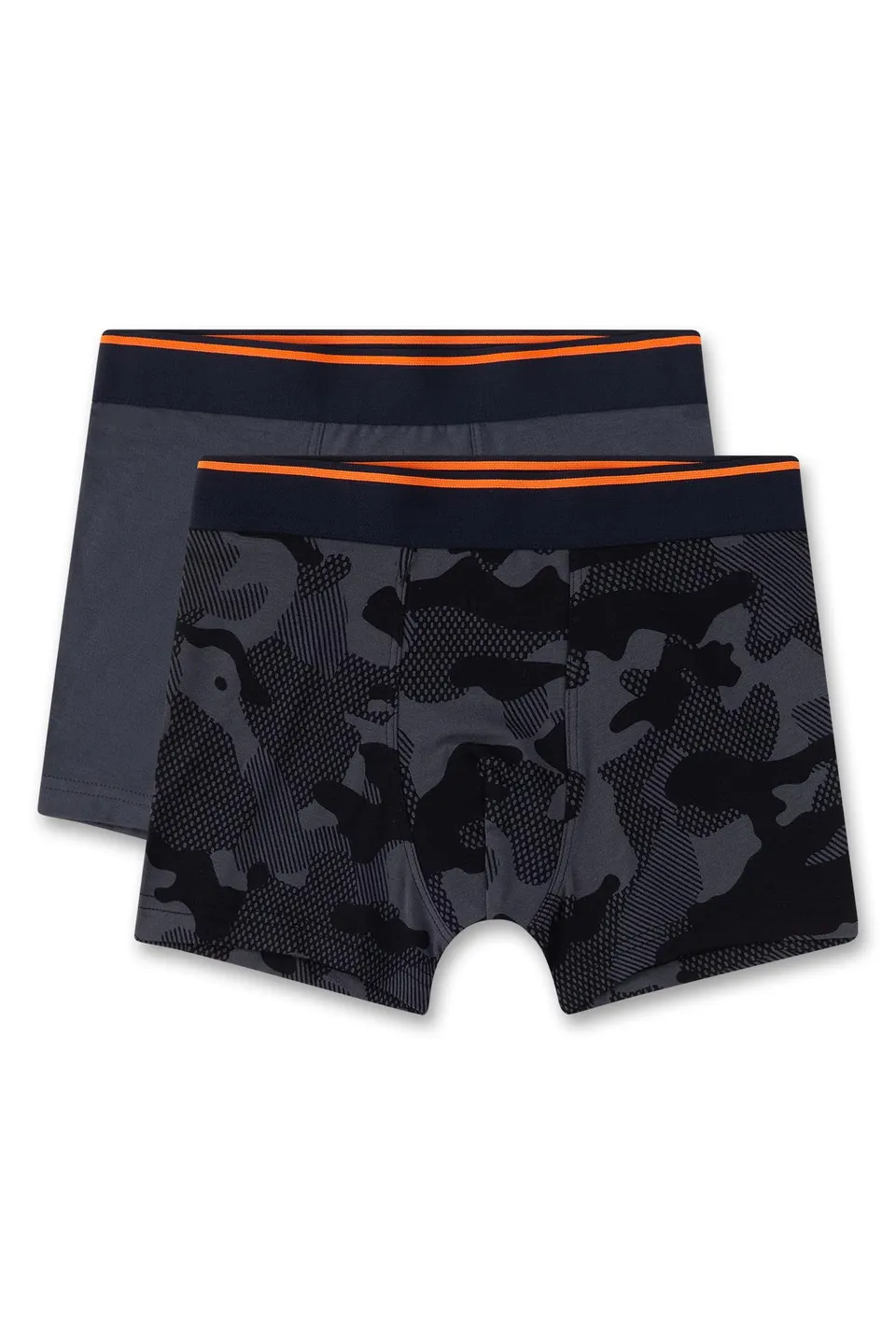 sanetta-jungen-hipshorts-doppelpack-dunkelblau-dunkelgrau-camouflage-unterhose image 1