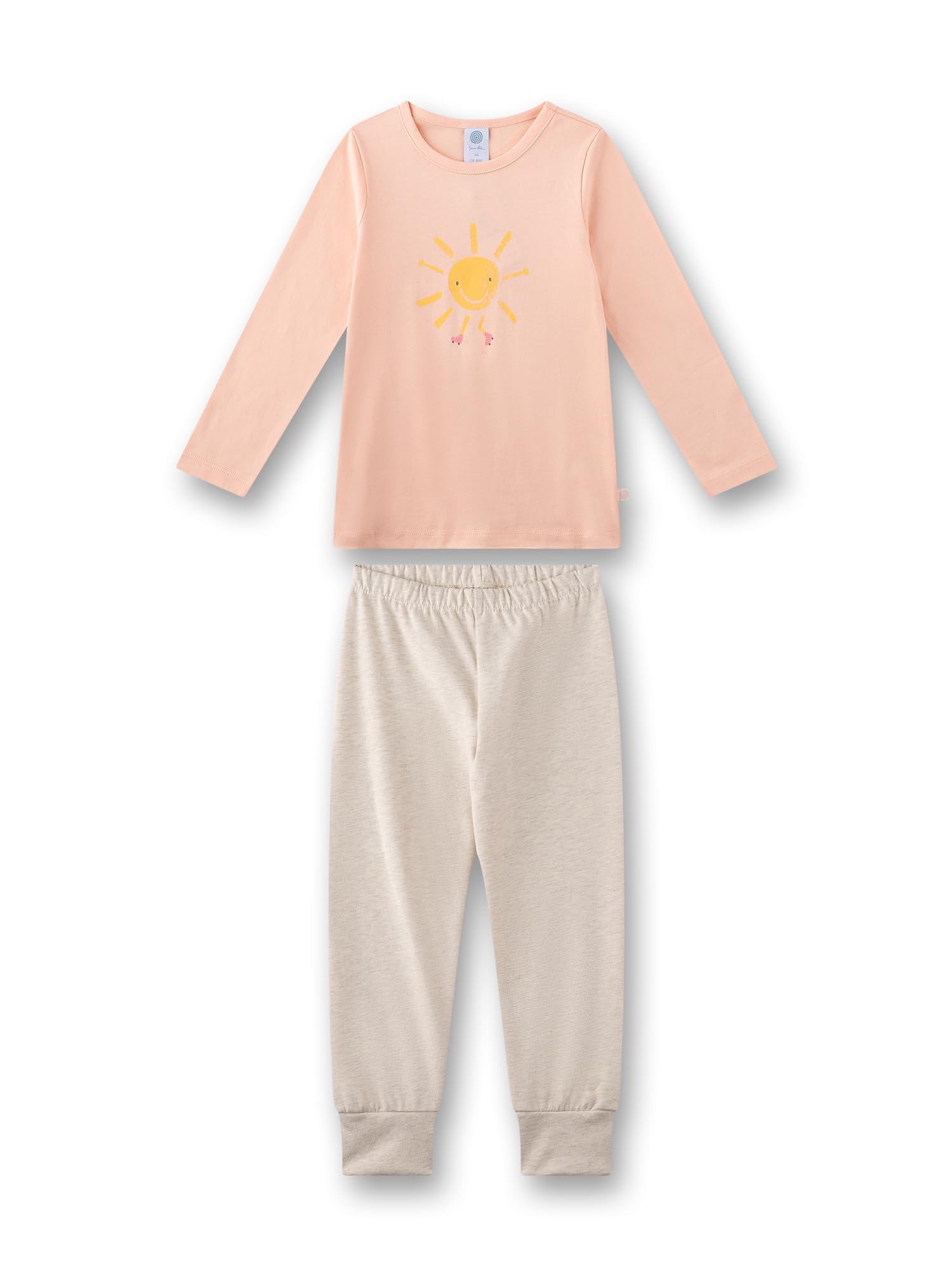 sanetta-m-dchen-schlafanzug-lang-rosa-aus-100-bio-baumwolle image 1