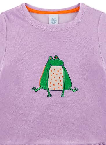 sanetta-m-dchen-schlafanzug-kurz-lila-frosch-pyjamaset-aus-nicky image 6