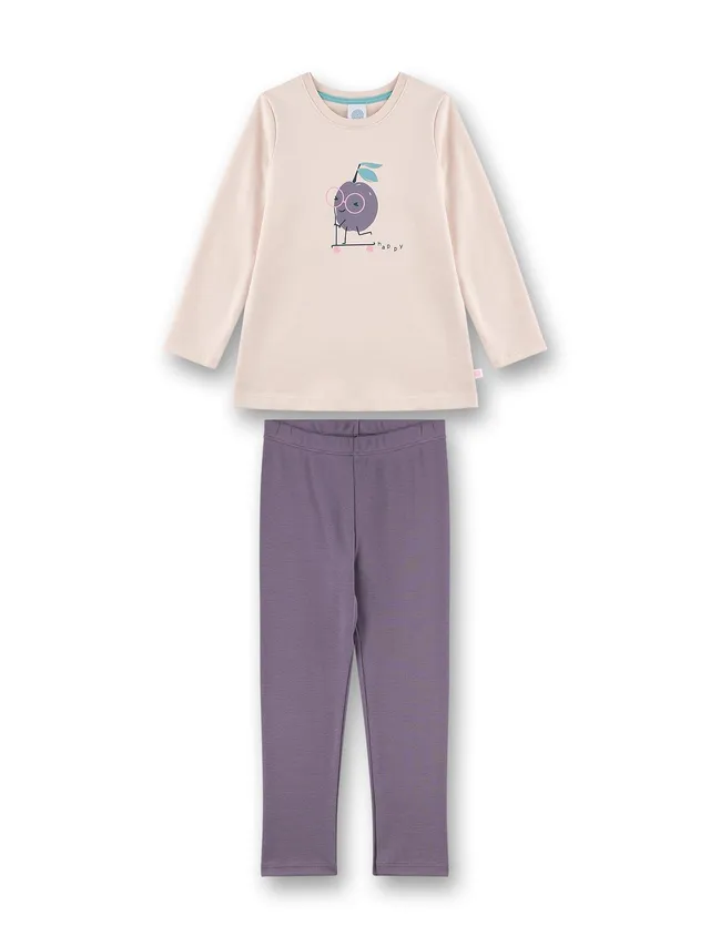 sanetta-m-dchen-schlafanzug-lang-rosa-maus-bio-baumwolle image 1