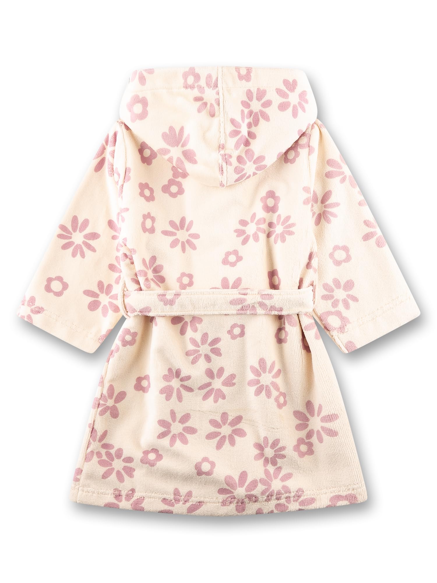 sanetta-m-dchen-schlafanzug-lang-nicki-beige-blumen-pyjama-f-r-m-dchen image 2