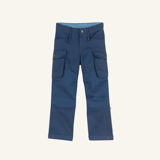 finkid-koski-canvas-kinder-arbeitshose-robuste-outdoorhose-mit-cordura image 1