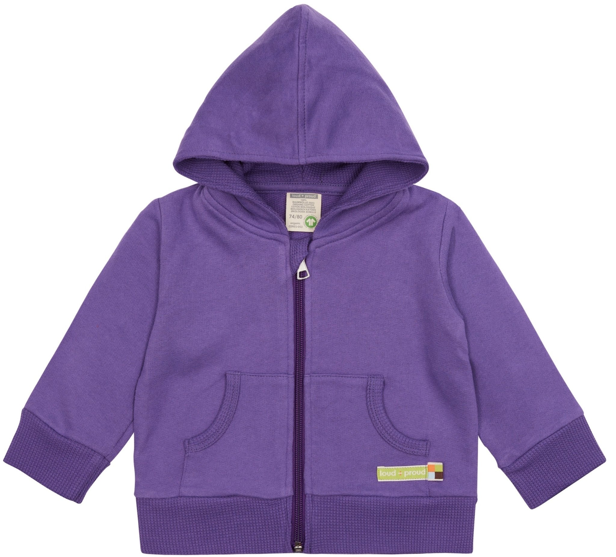 loud-proud-sweatjacke-mit-kapuze-kinder-kapuzenjacke-mit-k-ngurutaschen image 3